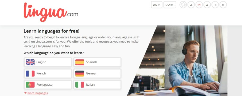 أدوات تعلم اللغات | lingua.com